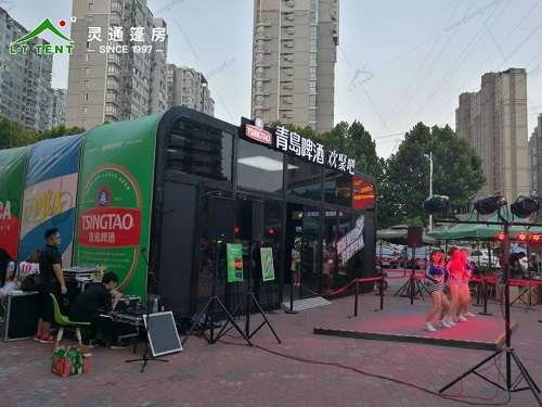 靈通充氣篷房用于啤酒節